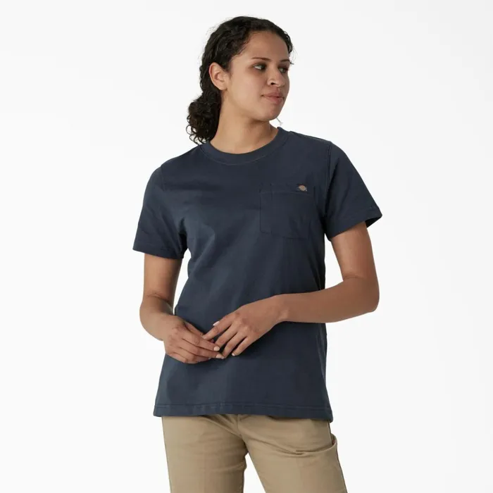 Women039s Heavyweight Short Sleeve Pocket TShirt Airforce Blue Airforce Blue af Women Dickies TShirts Women039s Heavyweight Short Sleeve Pocket TShirt Airforce Blue Airforce Blue af Women Dickies TShirts