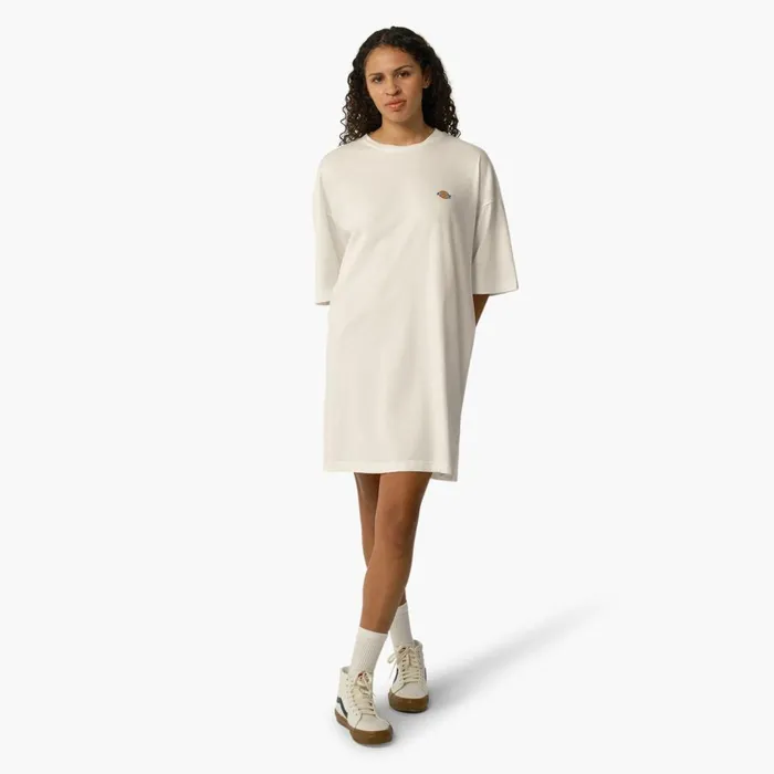 Women039s Mapleton TShirt Dress White White wh Women Dickies Skirts and Dresses