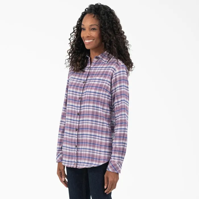 Women039s Plaid Flannel Long Sleeve Shirt GrapeadeOrchard Plaid Grapeadeorchard Plaid b2j Women Dickies Button Up Women039s Plaid Flannel Long Sleeve Shirt GrapeadeOrchard Plaid Grapeadeorchard Plaid b2j Women Dickies Button Up