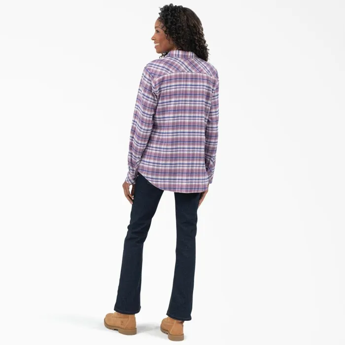 Women039s Plaid Flannel Long Sleeve Shirt GrapeadeOrchard Plaid Grapeadeorchard Plaid b2j Women Dickies Button Up Women039s Plaid Flannel Long Sleeve Shirt GrapeadeOrchard Plaid Grapeadeorchard Plaid b2j Women Dickies Button Up