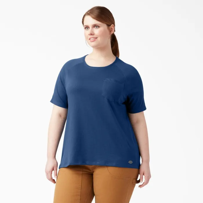Women039s Plus Cooling Short Sleeve Pocket TShirt Dynamic Navy Dynamic Navy dy2 Women Dickies Hi Vis Women039s Plus Cooling Short Sleeve Pocket TShirt Dynamic Navy Dynamic Navy dy2 Women Dickies Hi Vis