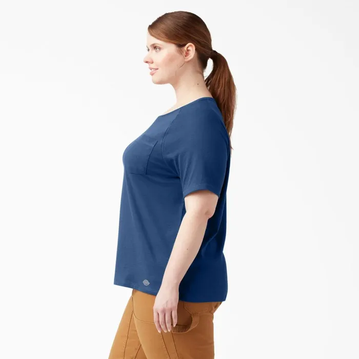 Women039s Plus Cooling Short Sleeve Pocket TShirt Dynamic Navy Dynamic Navy dy2 Women Dickies Hi Vis Women039s Plus Cooling Short Sleeve Pocket TShirt Dynamic Navy Dynamic Navy dy2 Women Dickies Hi Vis