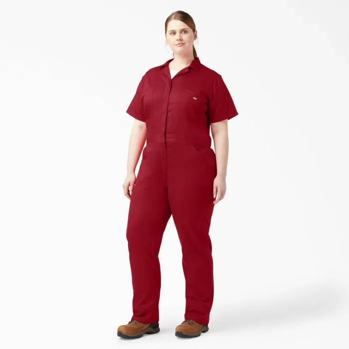Women039s Plus FLEX Cooling TempiQ Short Sleeve Coveralls English Red English Red er Women Dickies Coveralls Women039s Plus FLEX Cooling TempiQ Short Sleeve Coveralls English Red English Red er Women Dickies Coveralls