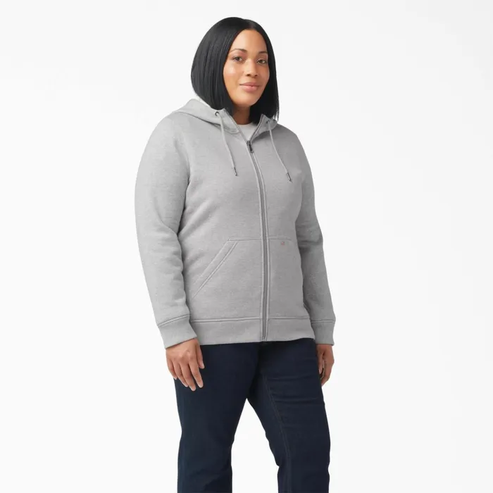 Women039s Plus Heavyweight FullZip Hoodie Heather Gray Heather Gray hg Women Dickies Outerwear Women039s Plus Heavyweight FullZip Hoodie Heather Gray Heather Gray hg Women Dickies Outerwear