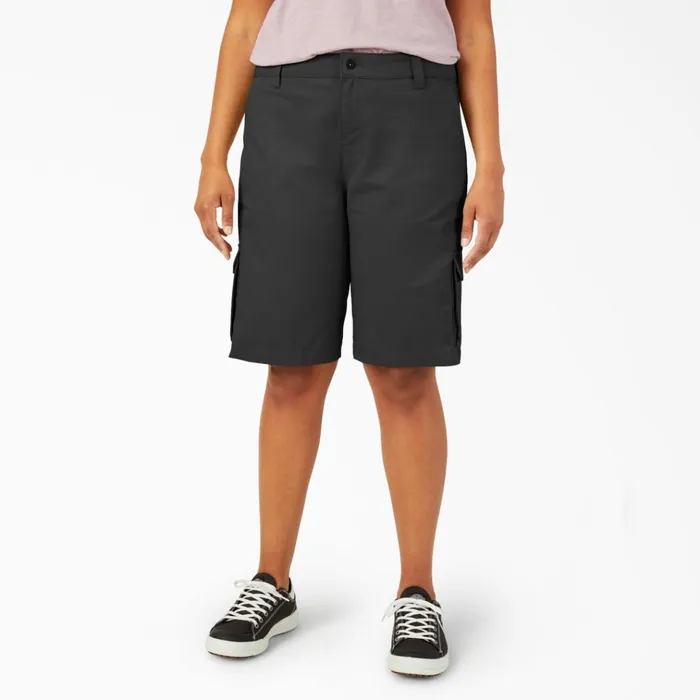 Women039s Plus Relaxed Fit Cargo Shorts 11034 Black Black bk Women Dickies Work Shorts Women039s Plus Relaxed Fit Cargo Shorts 11034 Black Black bk Women Dickies Work Shorts