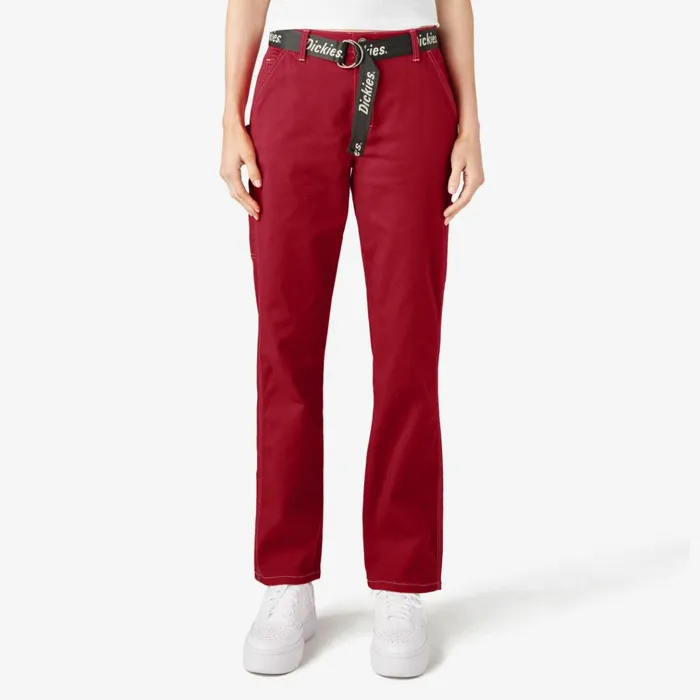 Women039s Relaxed Fit Carpenter Pants English Red English Red er Women Dickies Painter Pants Women039s Relaxed Fit Carpenter Pants English Red English Red er Women Dickies Painter Pants