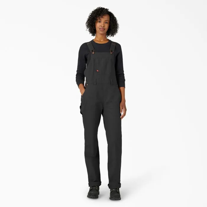 Women039s Straight Fit Duck Double Front Bib Overalls Rinsed Black Rinsed Black rbk Women Dickies Overalls Women039s Straight Fit Duck Double Front Bib Overalls Rinsed Black Rinsed Black rbk Women Dickies Overalls