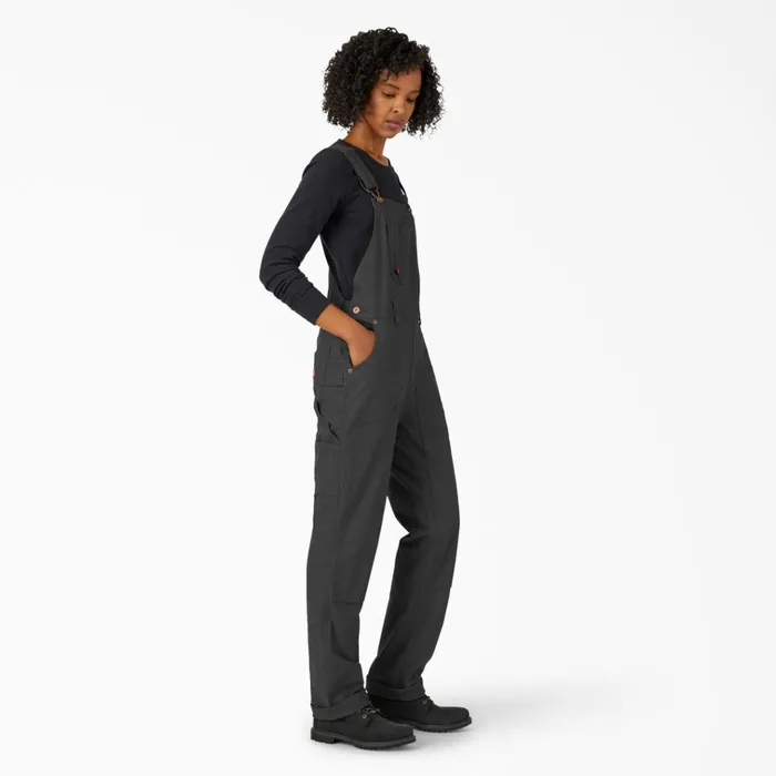 Women039s Straight Fit Duck Double Front Bib Overalls Rinsed Black Rinsed Black rbk Women Dickies Overalls Women039s Straight Fit Duck Double Front Bib Overalls Rinsed Black Rinsed Black rbk Women Dickies Overalls