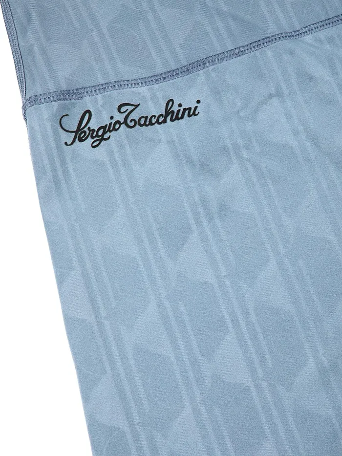 Women Athleisure Sergio Tacchini Viano Printed Leggings Grisaille