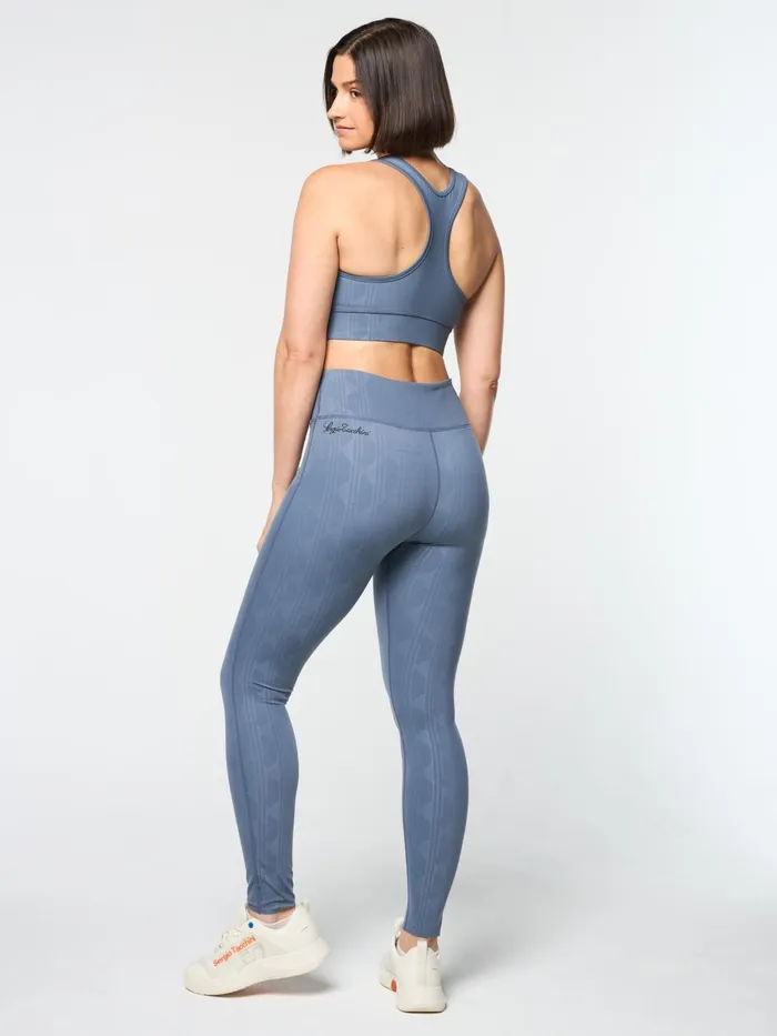Women Athleisure Sergio Tacchini Viano Printed Leggings Grisaille