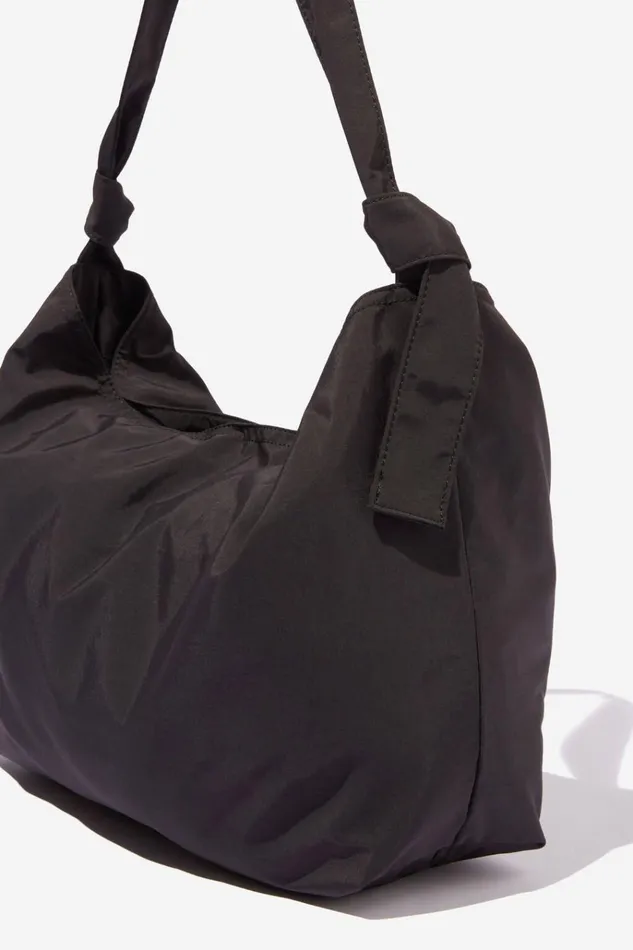 Women Bags and Belts Cotton On Alex Knotted Slouchy Tote Black