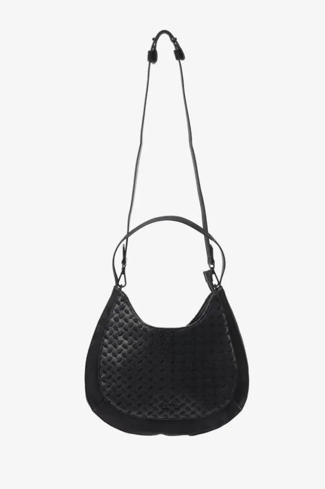 Women Bags Lala Berlin Crossbody Moni Vegan Leather Heritage Embroidery Black Women Bags Lala Berlin Crossbody Moni Vegan Leather Heritage Embroidery Black