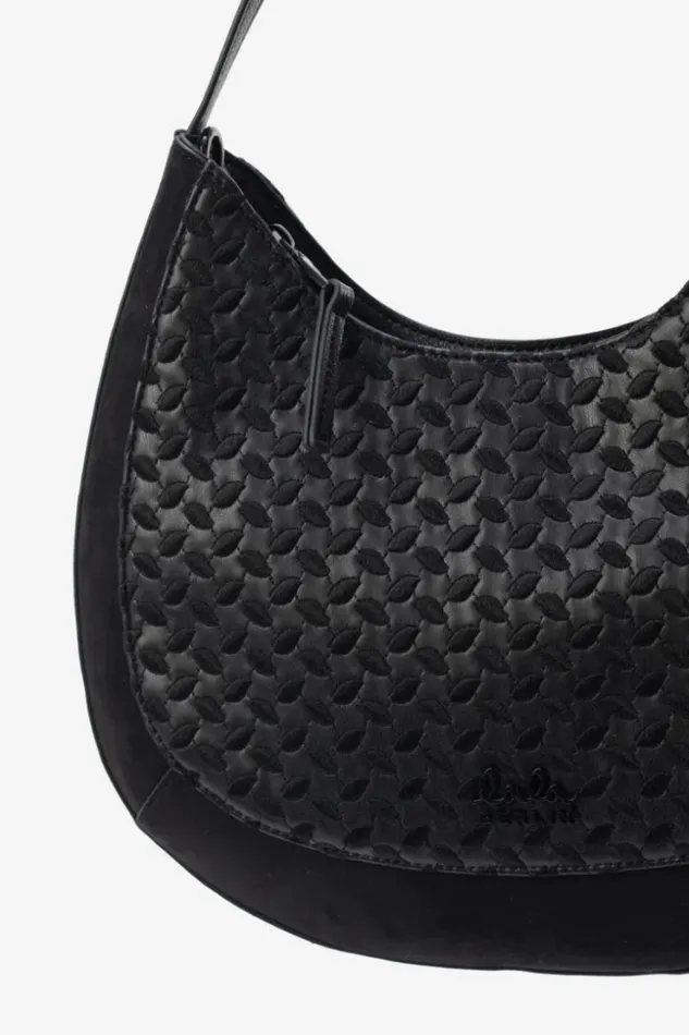 Women Bags Lala Berlin Crossbody Moni Vegan Leather Heritage Embroidery Black Women Bags Lala Berlin Crossbody Moni Vegan Leather Heritage Embroidery Black