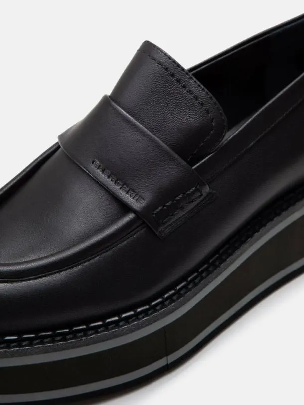 Women BAHATI Black Clergerie Loafers and Moccasins