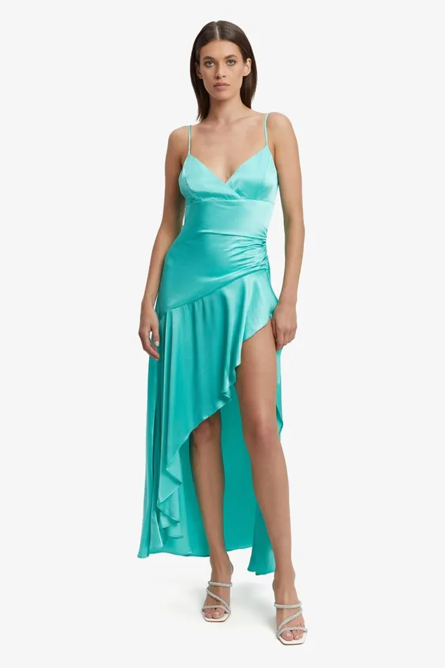 Women Bardot Occasion Dresses Sorella Midi Dress In Aqua