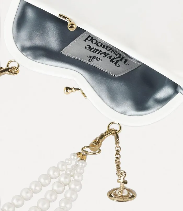 Women Belle Heart Frame Purse Ivory Vivienne Westwood Wallets And Purses Women Belle Heart Frame Purse Ivory Vivienne Westwood Wallets And Purses