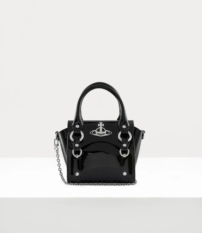 Women Betty Mini Handbag With Chain Black Vivienne Westwood Handbags