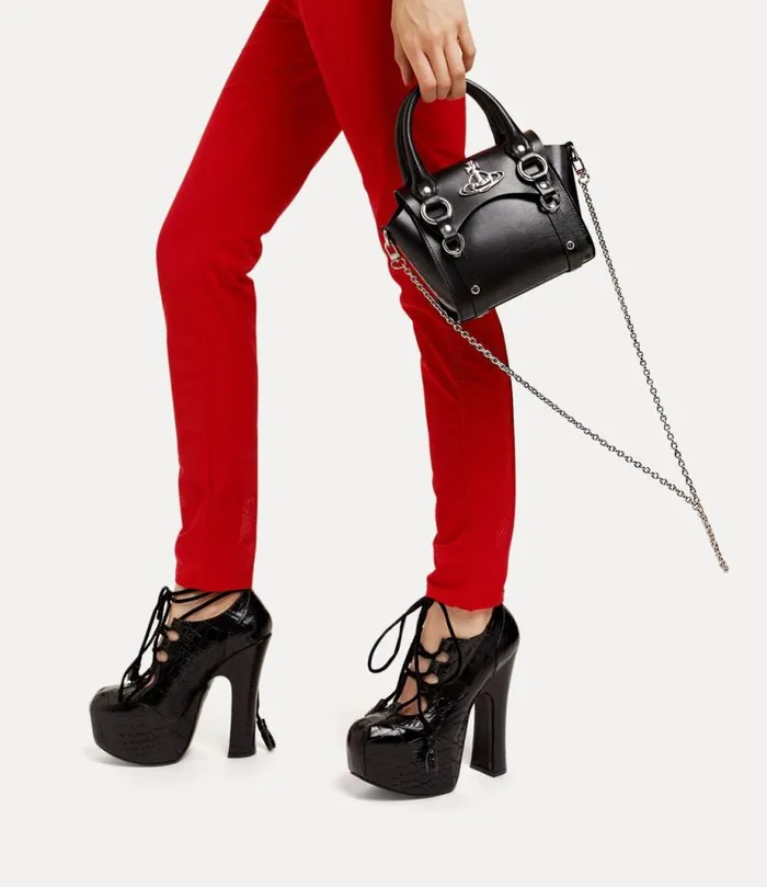 Women Betty Mini Handbag With Chain Black Vivienne Westwood Handbags Women Betty Mini Handbag With Chain Black Vivienne Westwood Handbags