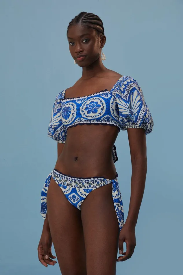 Women Bikinis Farm Rio Tile Dream Bikini Bottom