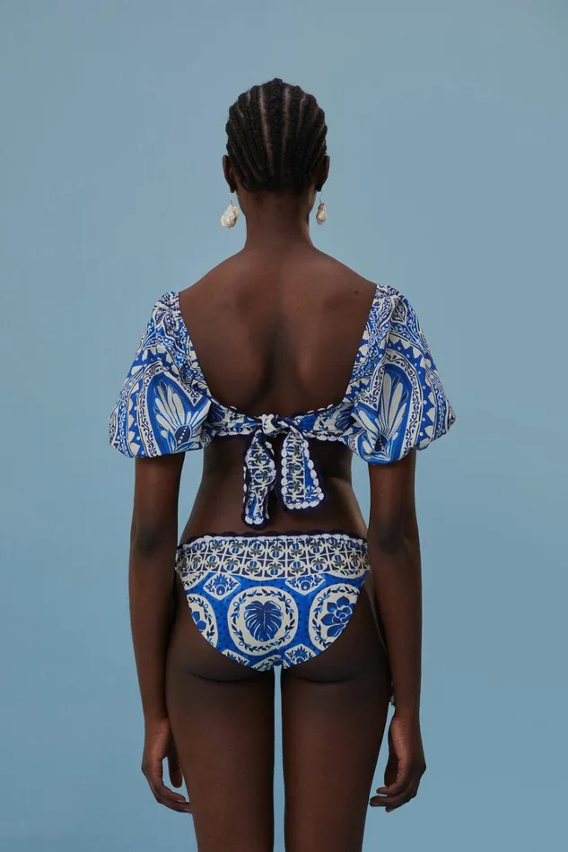 Women Bikinis Farm Rio Tile Dream Bikini Bottom