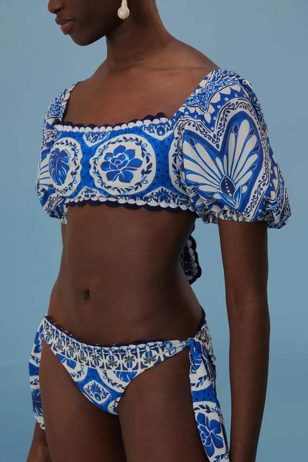 Women Bikinis Farm Rio Tile Dream Bikini Bottom