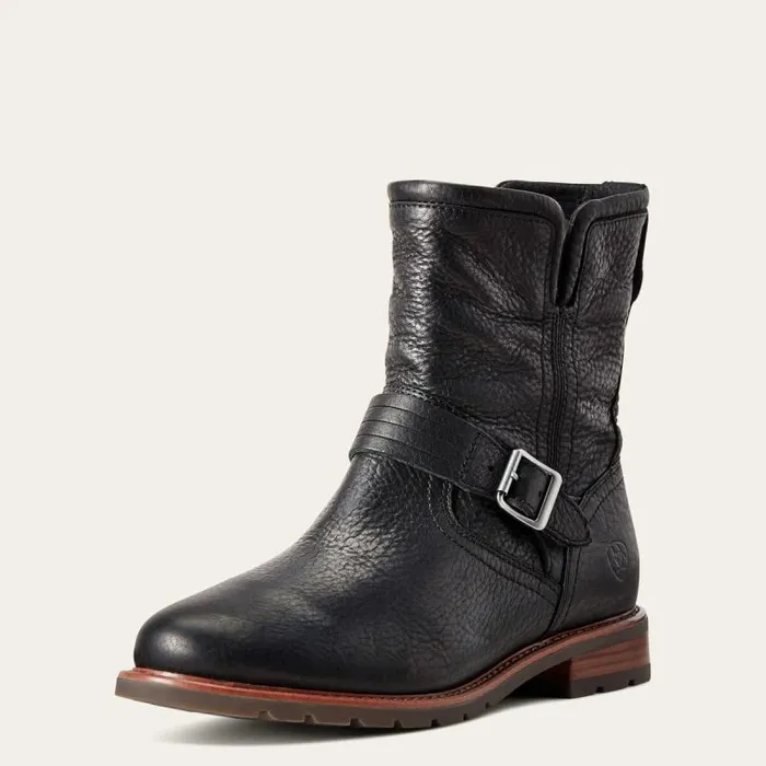 Women Booties Ariat Savannah Waterproof Boot Black