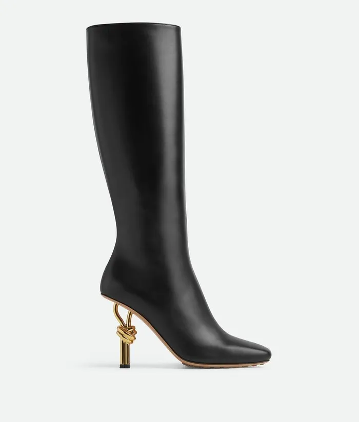 Women Bottega Veneta Boots Knot Boot Black