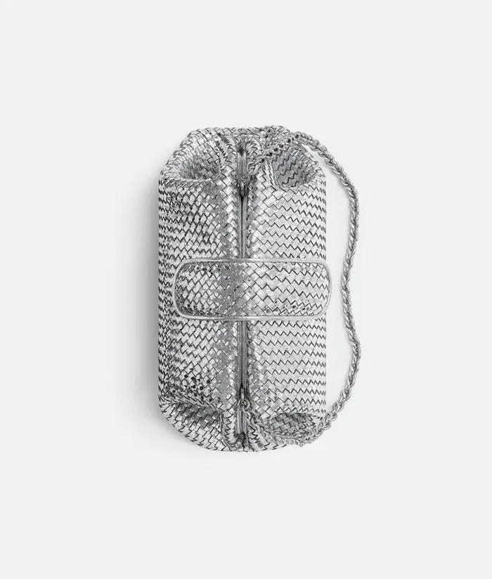 Women Bottega Veneta Clutch Lauren 1980 Silver