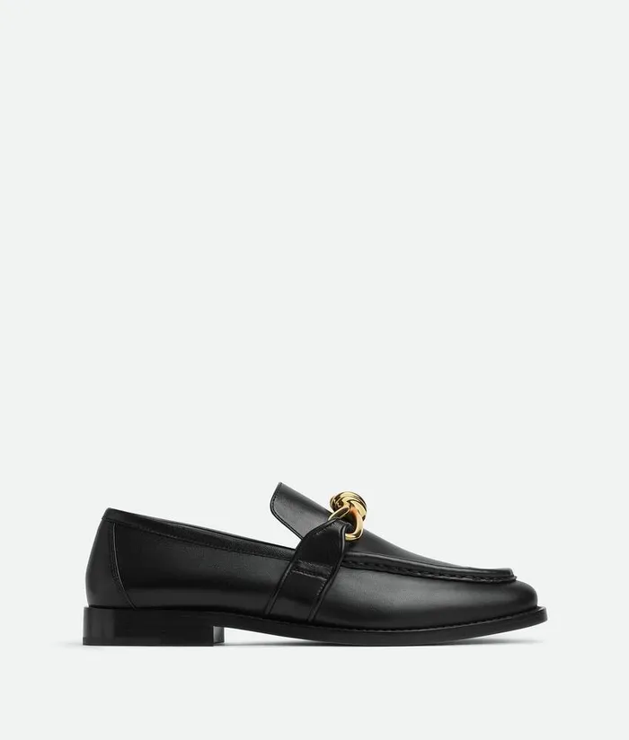 Women Bottega Veneta Flats Astaire Loafer Black