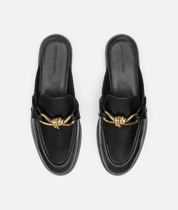 Women Bottega Veneta Flats Astaire Loafer Black