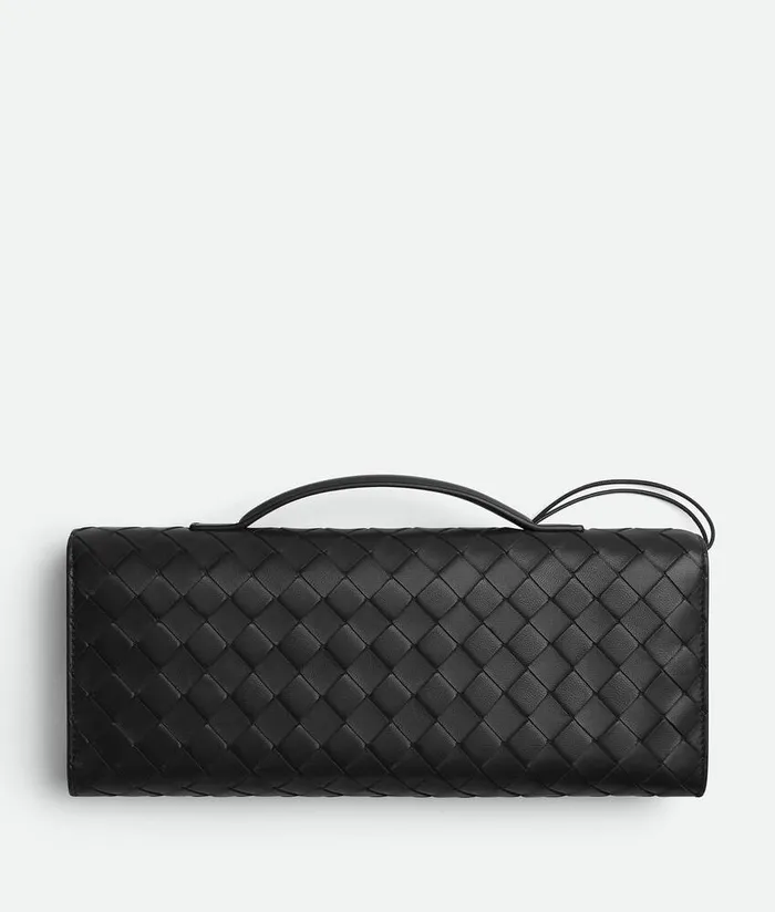 Women Bottega Veneta Mini Andiamo Clutch Black