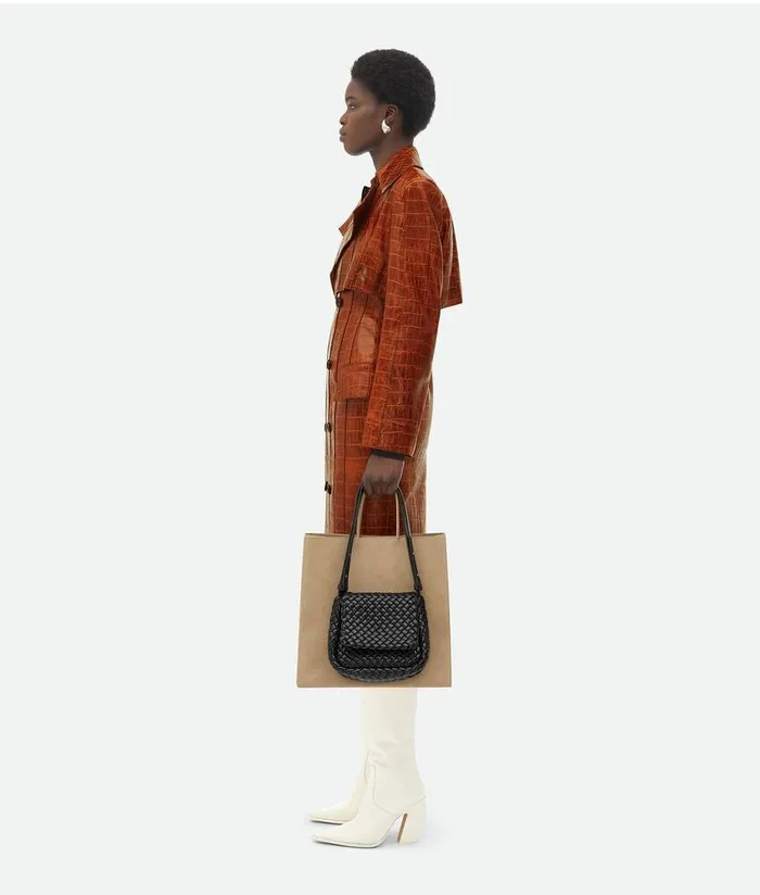 Women Bottega Veneta Mini Small Cobble Shoulder Bag Black
