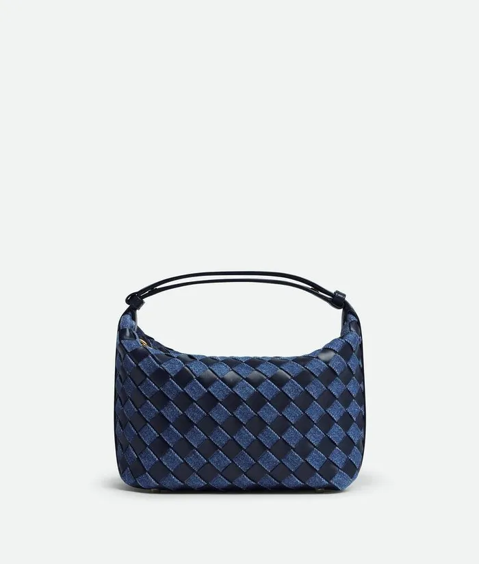 Women Bottega Veneta Mini Wallace Abyssindigo