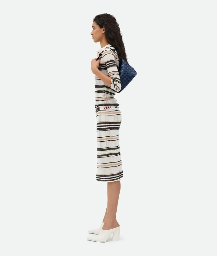 Women Bottega Veneta Mini Wallace Abyssindigo