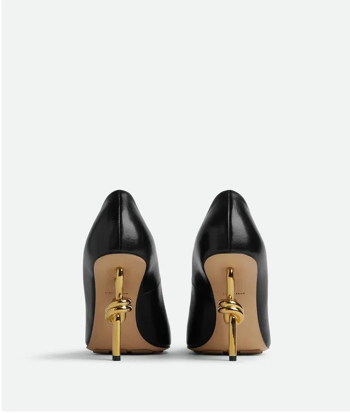 Women Bottega Veneta Pumps Knot Pump Black