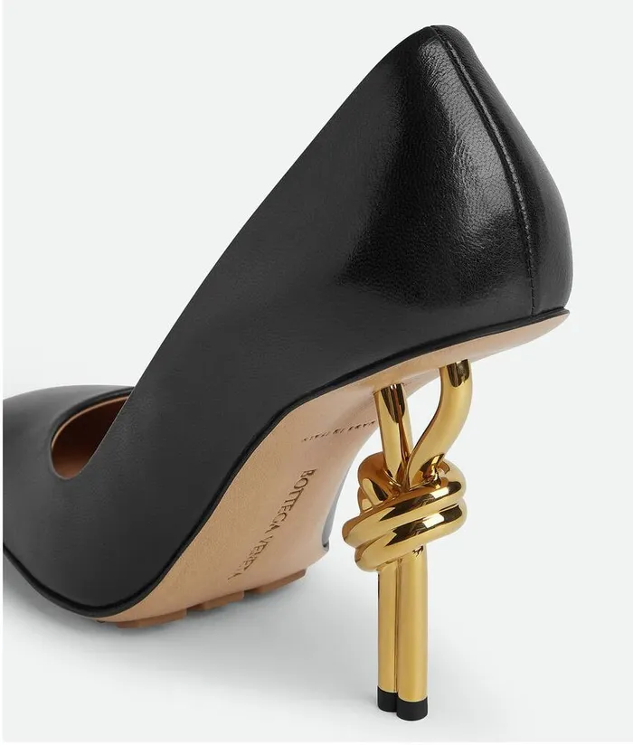 Women Bottega Veneta Pumps Knot Pump Black