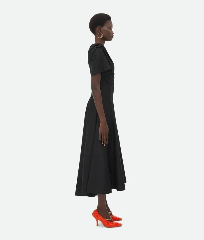 Women Bottega Veneta Pumps Sharp Chain Pump New Orange