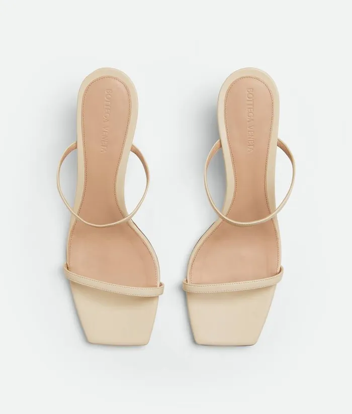 Women Bottega Veneta Sandals Knot Mule Sea Salt