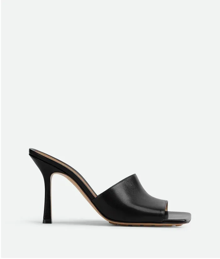 Women Bottega Veneta Sandals Stretch Mule Black