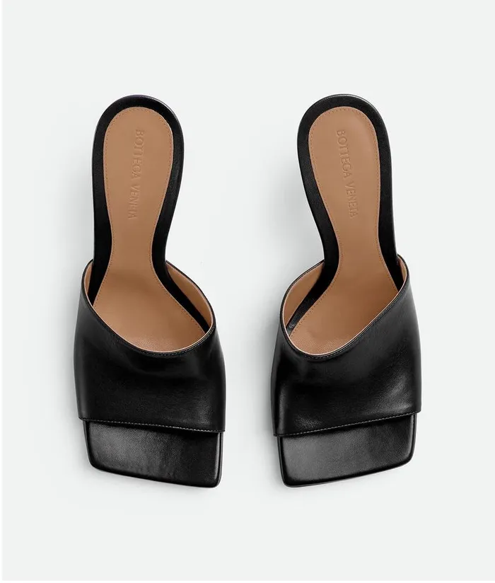Women Bottega Veneta Sandals Stretch Mule Black