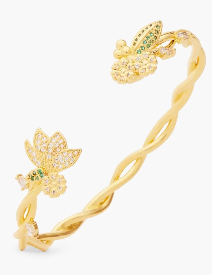 Women Bracelets Zimmermann Bloom Cuff Goldgreen