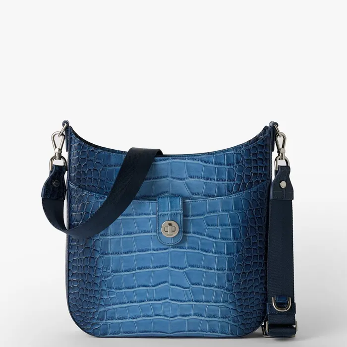 Women Brahmin Crossbodies Leia Heavenly Blue Lumeria