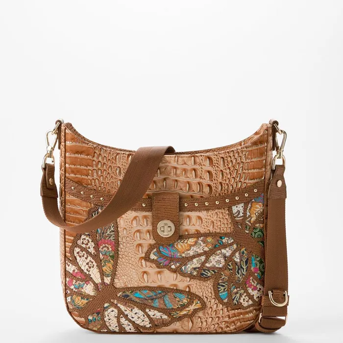 Women Brahmin Crossbodies Leia Honey Brown Gala