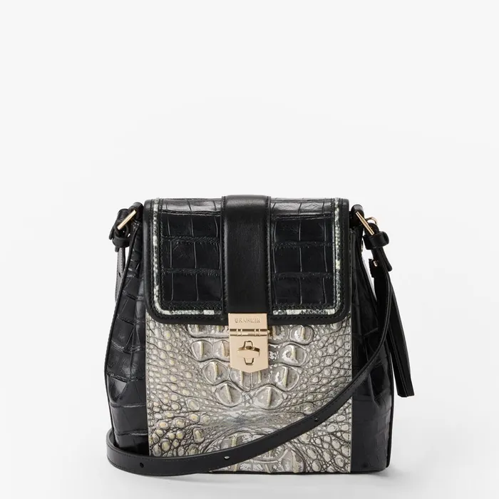 Women Brahmin Crossbodies Margo Chrome Azurine