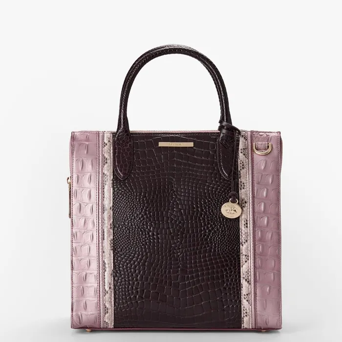 Women Brahmin Satchels Caroline Mellow Rose Jessamine