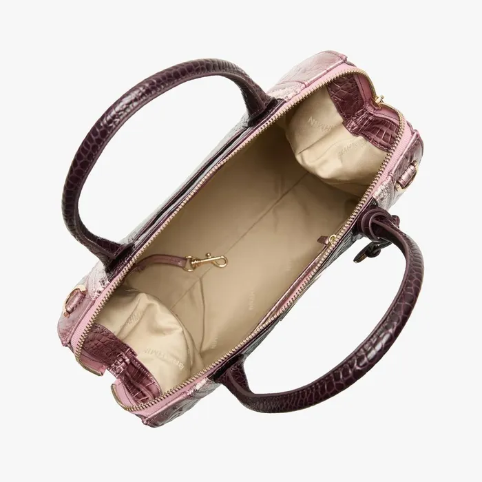 Women Brahmin Satchels Caroline Mellow Rose Jessamine Women Brahmin Satchels Caroline Mellow Rose Jessamine