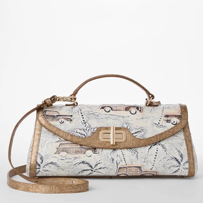 Women Brahmin Satchels Dayan Ivory Copa Cabana