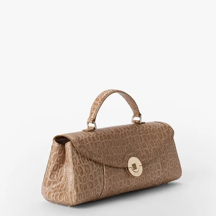 Women Brahmin Satchels Dayan Timeless Taupe Bayem