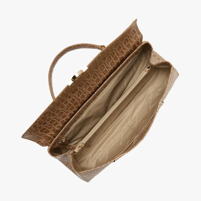 Women Brahmin Satchels Dayan Timeless Taupe Bayem