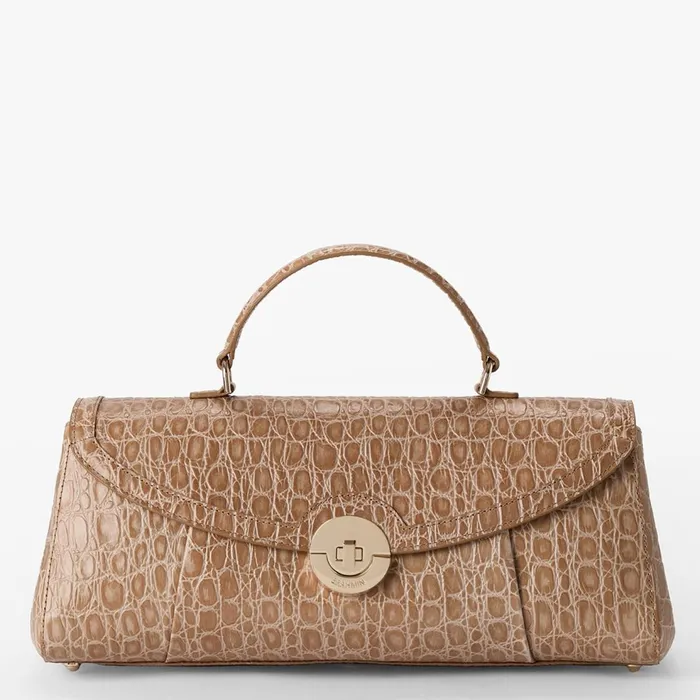Women Brahmin Satchels Dayan Timeless Taupe Bayem